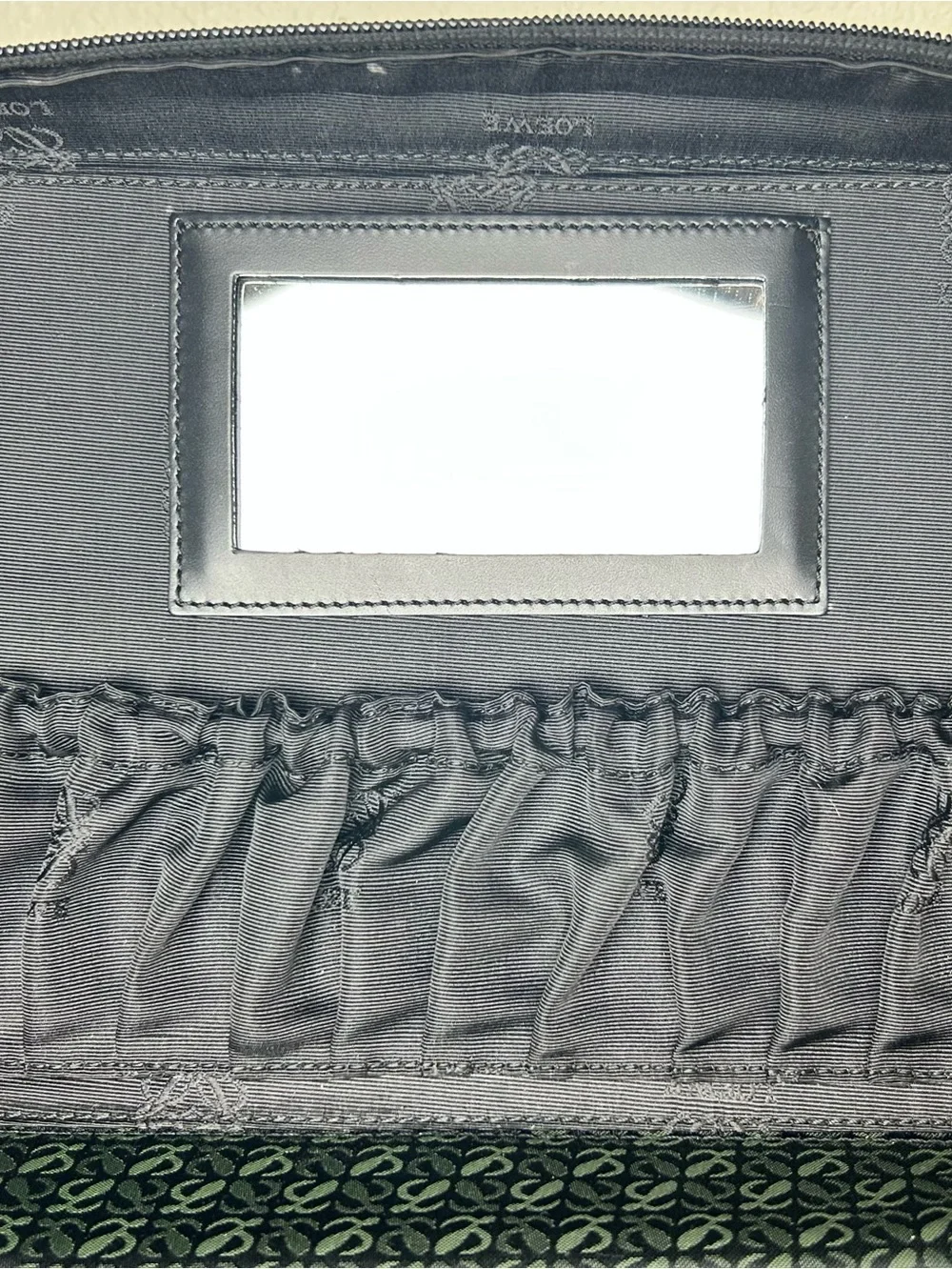 Loewe Anagram Jacquard Vanity Case Crossbody Bag